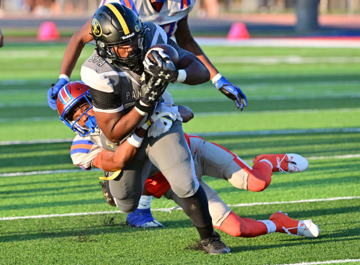 East St Louis St Frances Academy Illinois Maryland football 9-2-23 Tim Vizer 23597